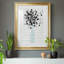 Bouquet de noir et blanc - Cadre photo, reproduction d'art sur papier-1768246562-1768246575