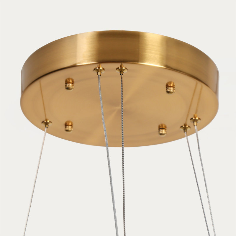 Lustre de salle à manger à roulettes à DEL 24 lumières Westchester