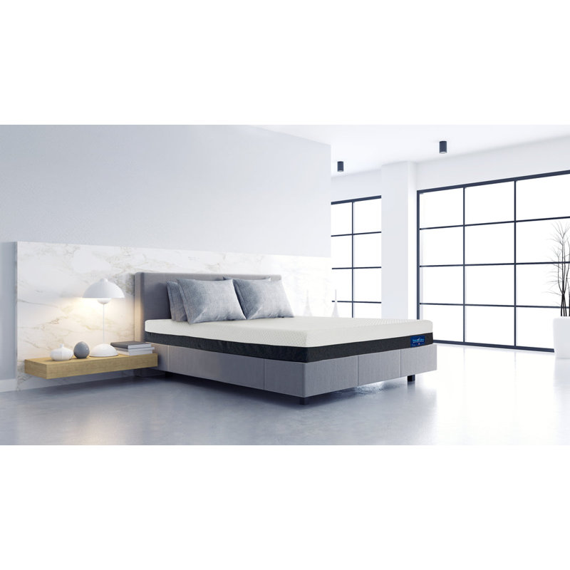 Winksleep 7" Half-Half Premium Cover Memory Foam Mattress with Long-Lasting Support, Double (4'6)