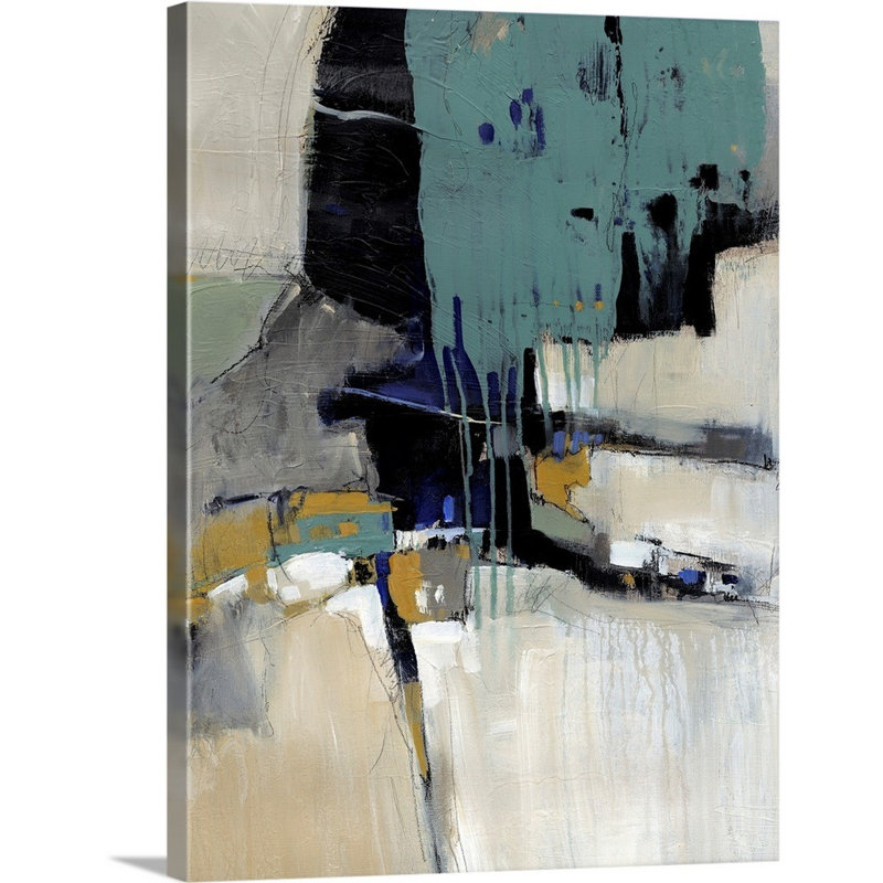 « Fluidity I » par Timothy e Toole, reproduction d’art, Toile tendue, H 16 po x l 12 po x 1,25 po