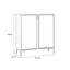 Rangement pour chaussures en aluminium noir et gris