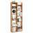 11-Tier Bookcase w/Anti-Tipping Kits Wood Display Shelf Tree-Shaped Bookshelf-1294335669