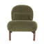 Chaise d'appoint avec pieds en bois massif-1584845518