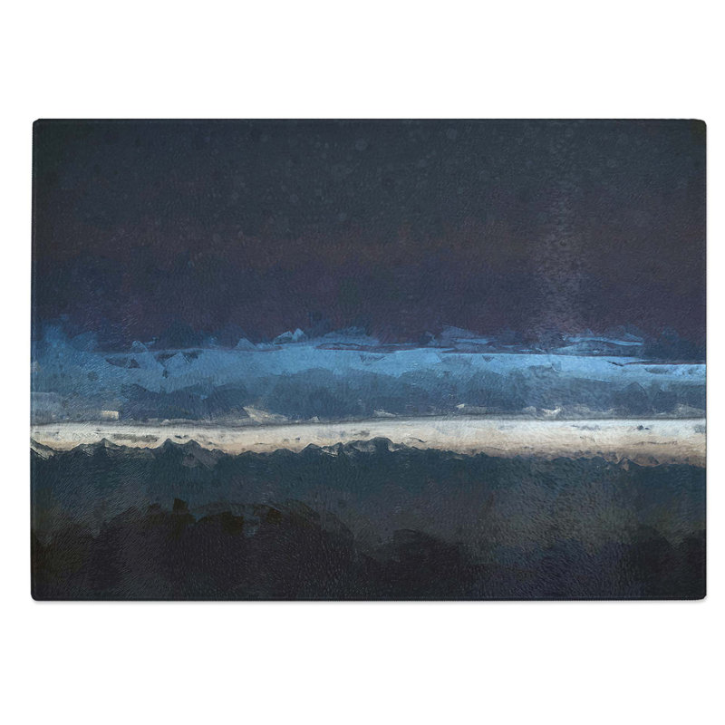 Tempered Glass Light Chopping Board, 28.5 cm W x 20 cm L