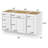 54 Single Bathroom Vanity Base Only-94422693