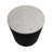 Odera Ribbed Pedestal End Table Detailing With Marble Top Accent - Stylish Small Round Side Table For Home Decor - Statement Narrow End Table Or Living Room End Tables For Any Interior Design - 20"-1991949431