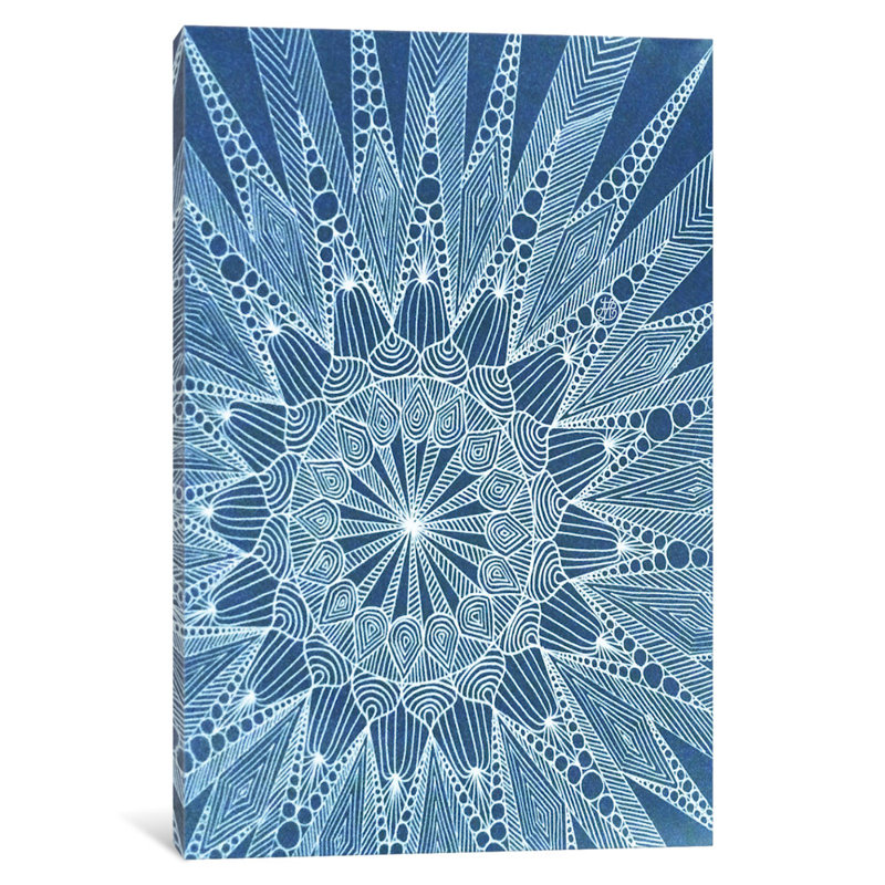 " Snowtangle " by Angelika Parker, 18" H x 12" W x 1.5" D, Canvas