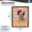 Cadre flottant Frida's Floral Journey, design par Lynnda Rakos-1608458633-1608458634