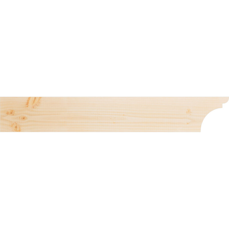 Yorktown Smooth Rafort Tail, Sapin de Douglas, H 6 po x l 36 po x P 5,5 po