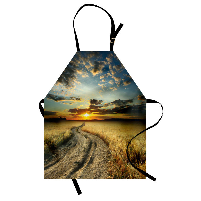 No Pattern Bib Apron