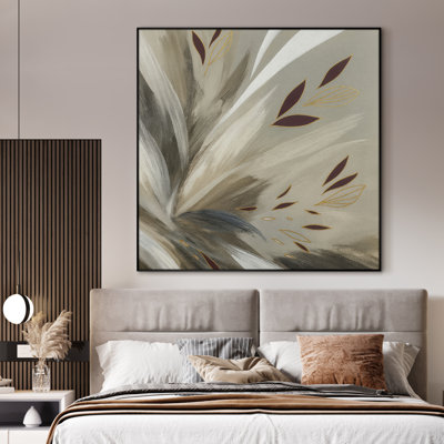 Très grande reproduction d'art abstrait mural - décor d'art moderne moderne pour le salon ou la chambre à coucher, assemblage de cadre requis (assemblage de cadre requis)