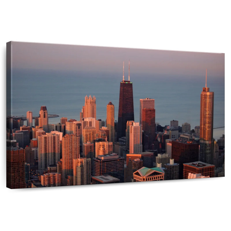 Sirci Chicago Sunset Glow, H 20 po x l 30 po