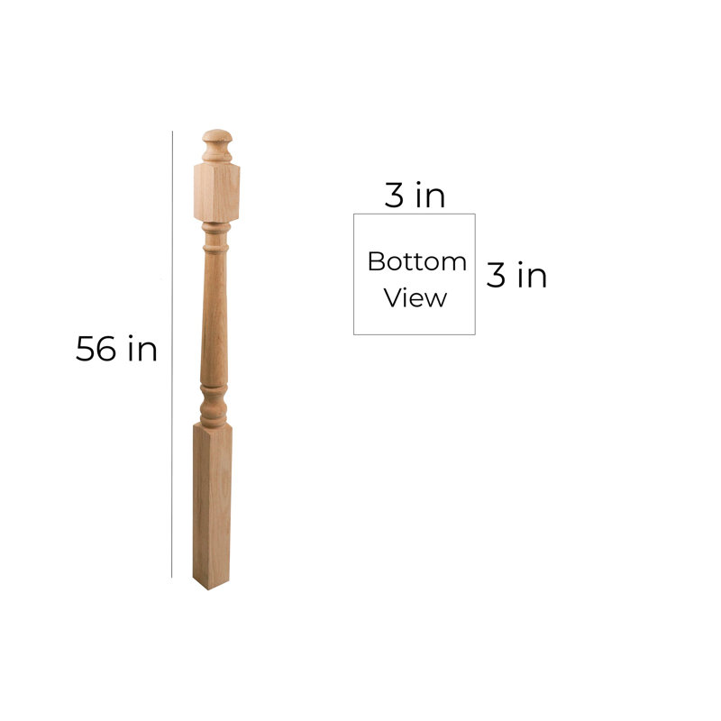 Poteau de 48 po Newel 48 po