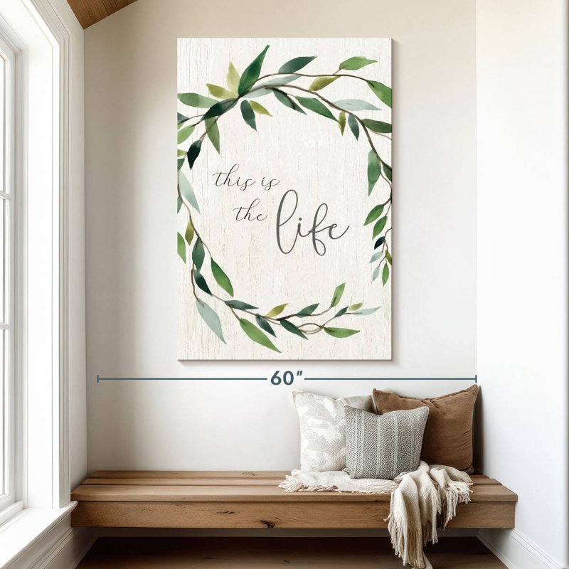 Tergel Bay Leaf Life, 51" H x 34" W
