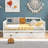 Full Size Daybed Wood Bed With Twin Size Trundle-1085391941