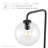 Modway Silo Glass Globe Glass and Metal Floor Lamp-2129631863