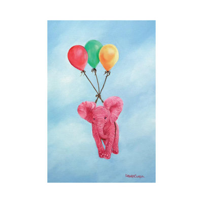 "Up Up and Away" par Laura Curtin - Reproduction d'art graphique sur papier encadré
