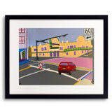 Capitol Theater On Cleveland Street Print by Sue Graef