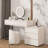 Makeup Vanity with Light mirror,5 drawers,1 chair
