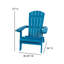 Chaise Adirondack pliante en résine Balasi-1626179432