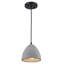 Zac 1 - Light Concrete Dome Pendant