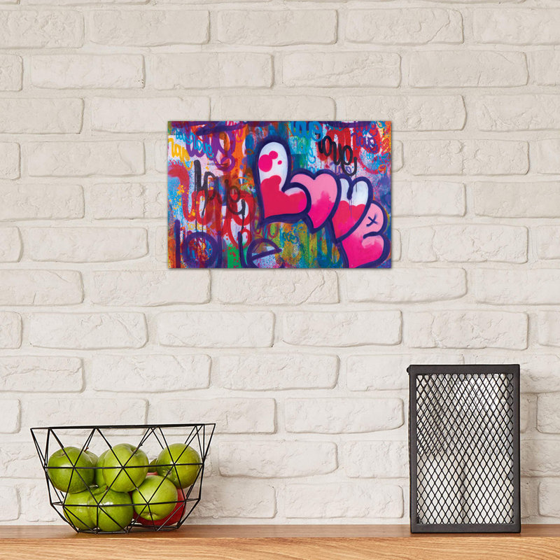 One Love IV - Wrapped Canvas Print, 20.32 cm H x 30.48 cm W