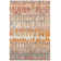 Paint Chip Abstract Hand Hooked Wool Area Rug in Beige/Pink/Rust