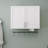 Bathroom Wall Cabinet With Adjustable Shelves, Towel Bar, 5 Hooks, Over The Toilet Storage Cabinet
