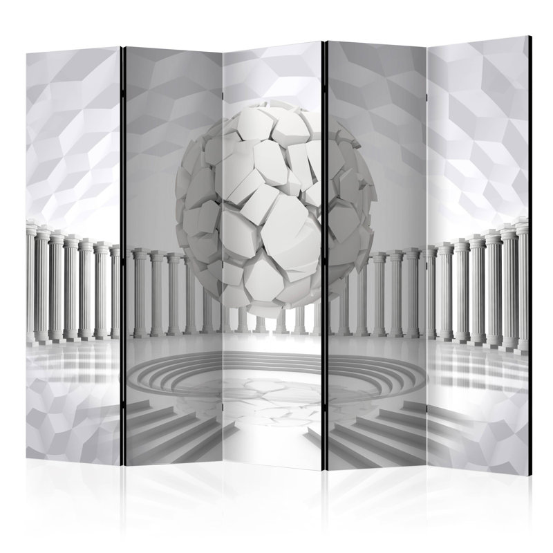 Genesee 225cm W x 172cm H 5 - Panel Folding Room Divider