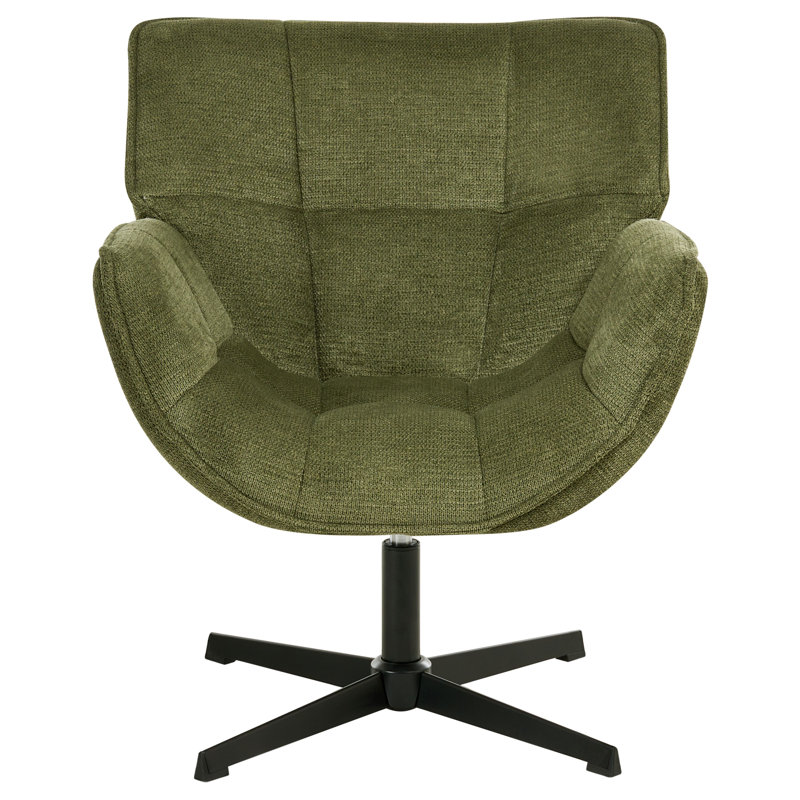 Swivel Armchair AUMA Fabric, Green