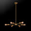 Lustre en laiton mat 6 lumières Jeiner-74890670