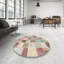 Tapis gris/rose/beige contemporain-288940294