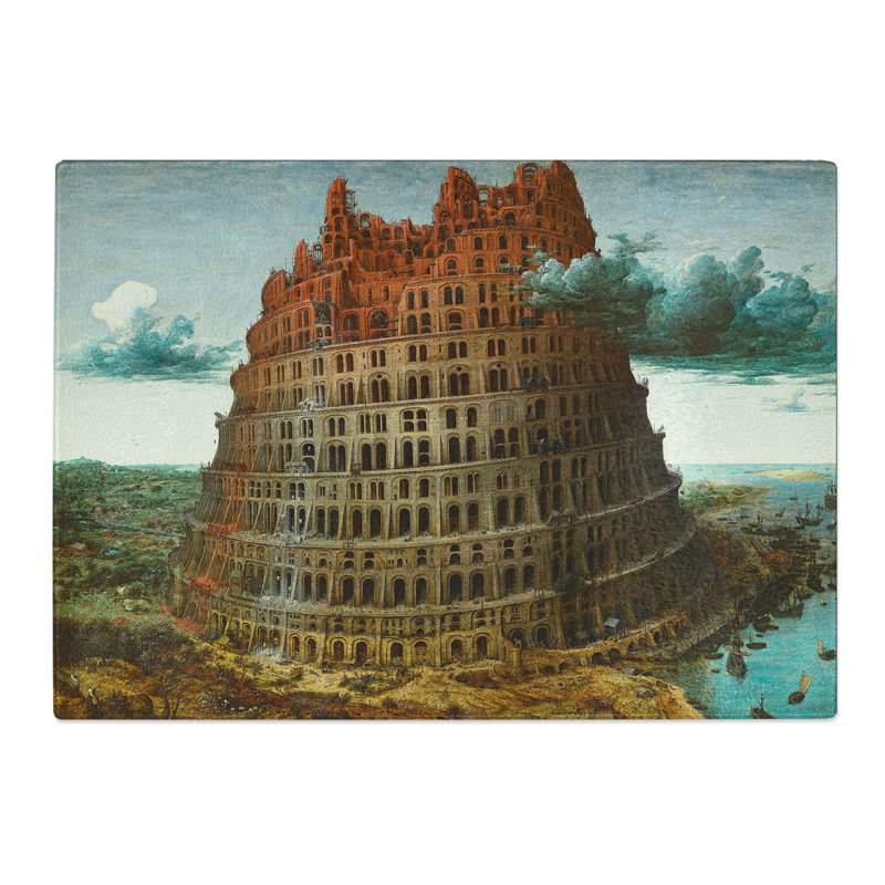 The Tower of Babel by Pieter Bruegel the Elder Chopping Board, 0.4cm H x 20cm W x 28.5cm L