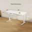 Bureau debout à hauteur ajustable en verre Seila, bureau d'ordinateur avec tiroir, port USB et port de type C-1314145702-1314145704