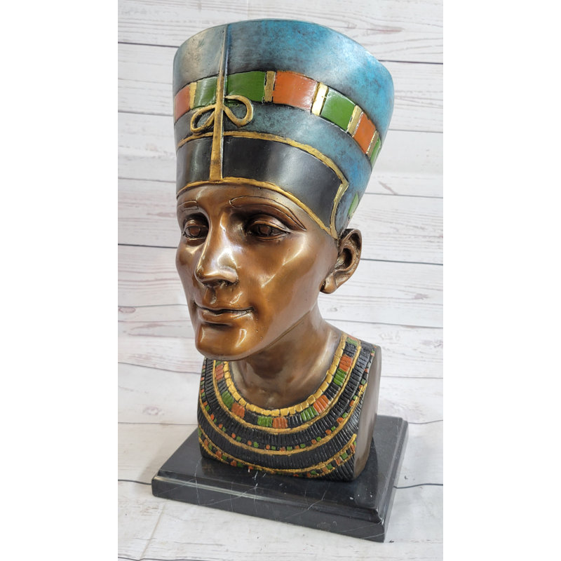 Sculpture buste égyptien Yvo Nefertiti