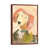Classic Brown Wood Framed Canvas