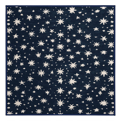 Machine Washable Space Gray Area Rug