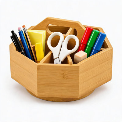 Bamboo Magazine Holder