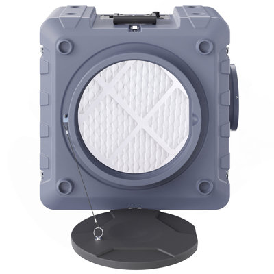 Air Scrubber With 3-Stage Filtration, Stackable Negative Air Machine 550 CFM, Air Cleaner With MERV10, Carbon, H13 HEPA, For Home, Industrial And Commercial Use