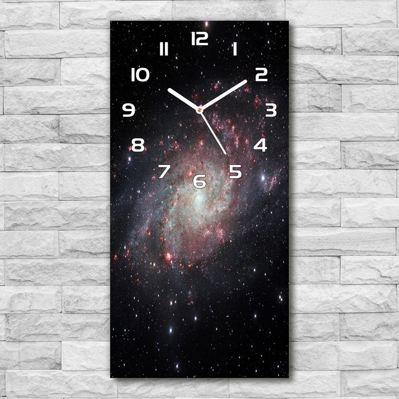 Jayanne Glass Wall Clock, White