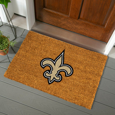 Grand tapis couleur coco 36 "x24" New Orleans Saints