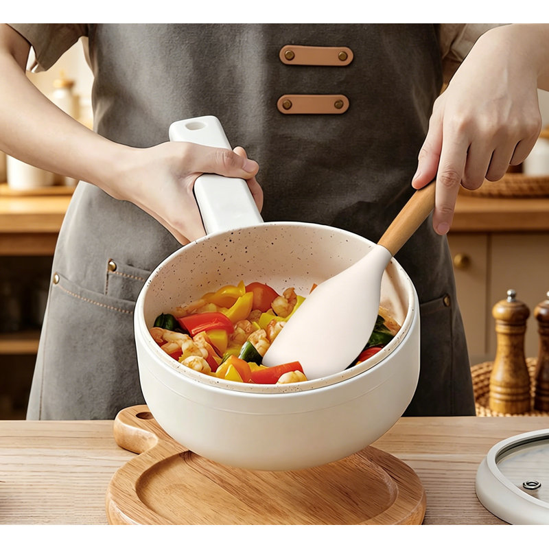 Silicone Cooking Utensils Set, Silicone Utensils for Cooking, Cream White