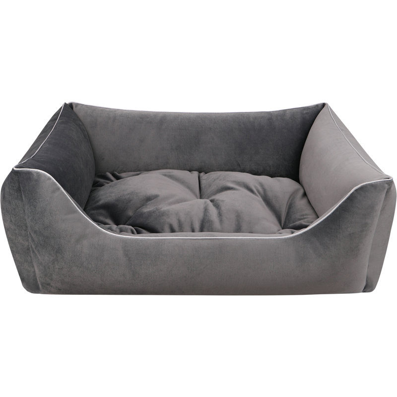 Magig Orthopedic Polyester Pet Bed, Small (70cm W x 50cm D x 25cm H), Grey