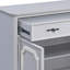 Armoire d'appoint en bois avec tiroir et tablettes Angelo