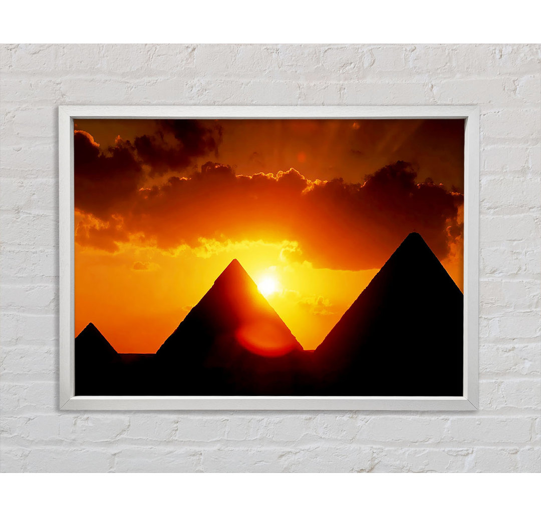 Pyramide Sonnenaufgang - Druck