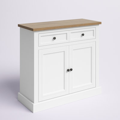 Sideboard Buffet Cabinet With Storage Drawers, 2 Door Kitchen Storage Cabinet With Adjustable Shelves, Coffee Bar For Living Room, Entryway