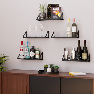 Floating Wall Bookshelves, Farmhouse Shelves, Living Room Shelves, Office and Boho Decor, Special Finish Options