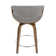 Archaimbaud Swivel Upholstered Counter Stool
