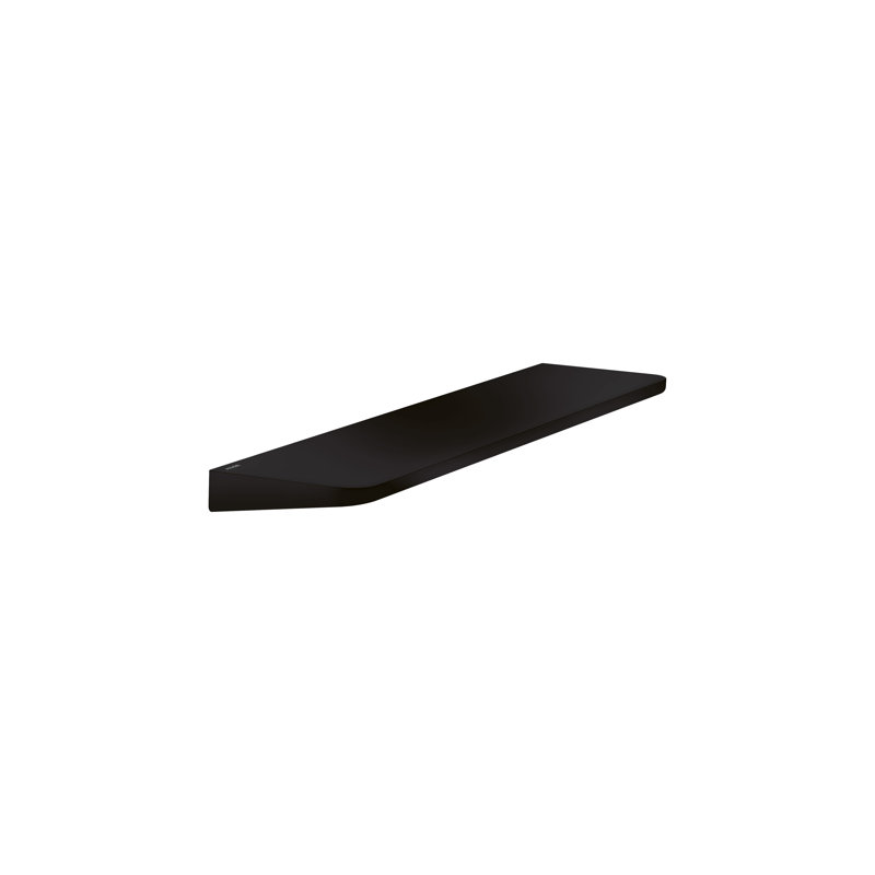 Universal Circular Wall Mounted Shower Shelf, Matte Black