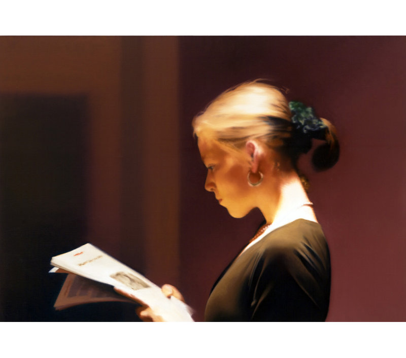 Reader, 13" H x 18" W